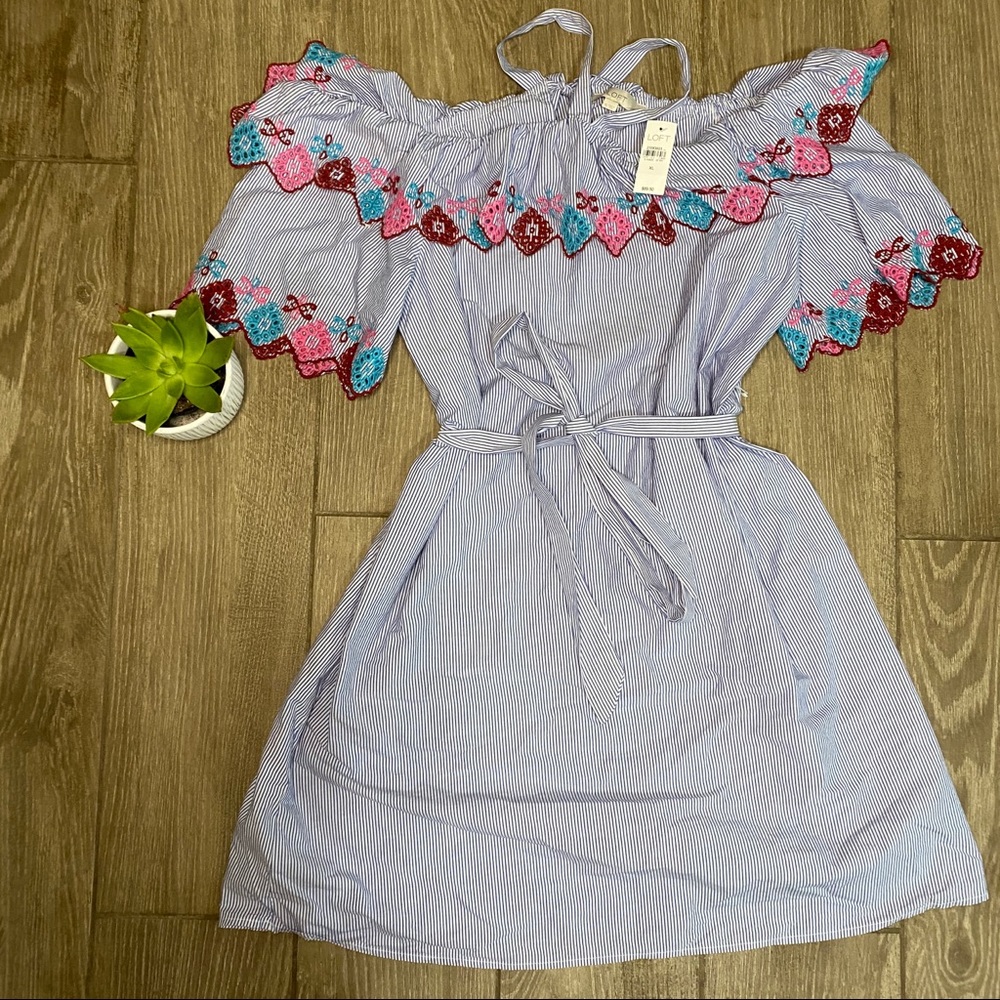 NWT loft fiesta off the shoulder dress